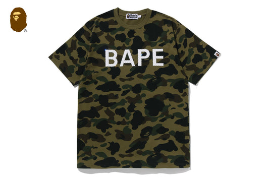 BAPE 1ST CAMO BAPE RHINESTONE TEE