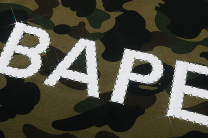 BAPE 1ST CAMO水晶亮片T恤