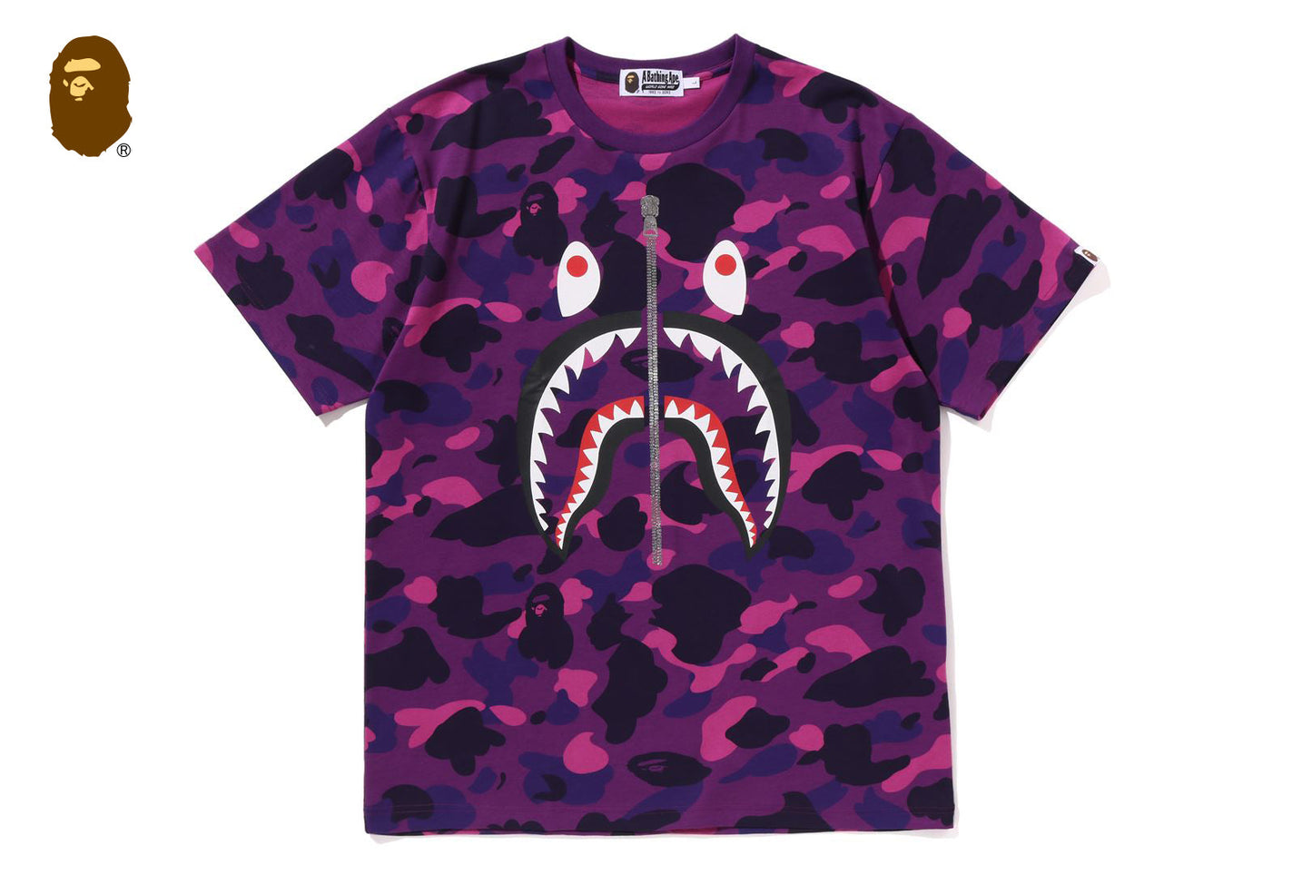 BAPE COLOR CAMO SHARK TEE