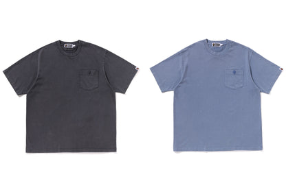 BAPE GARMENT DYE ONE POINT RELAXED FIT POCKET TEE