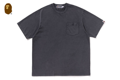 BAPE GARMENT DYE ONE POINT RELAXED FIT POCKET TEE
