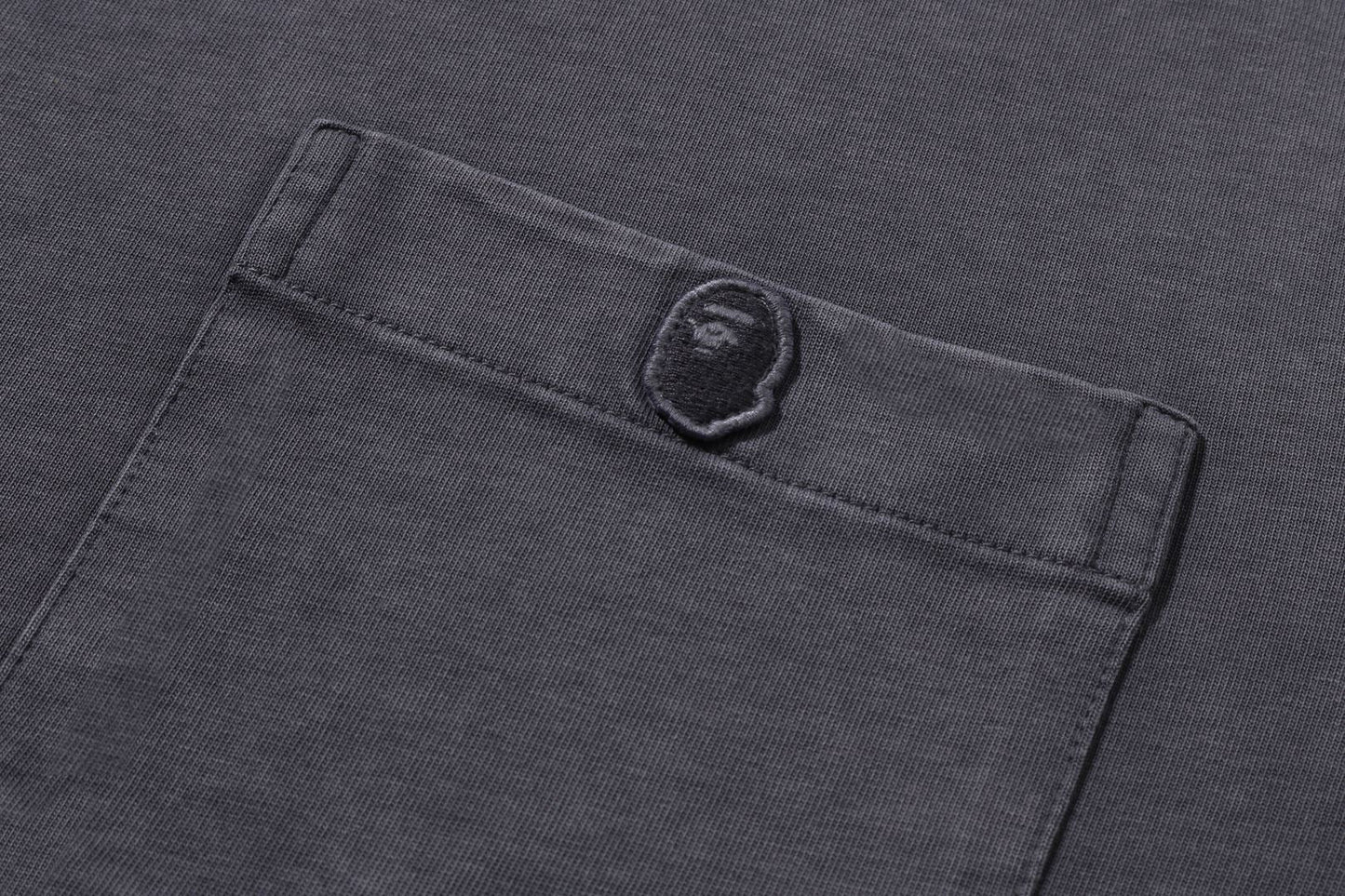BAPE GARMENT DYE ONE POINT RELAXED FIT POCKET TEE
