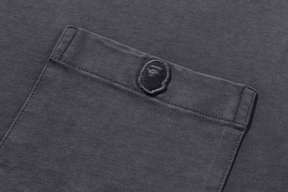 BAPE GARMENT DYE ONE POINT RELAXED FIT POCKET TEE