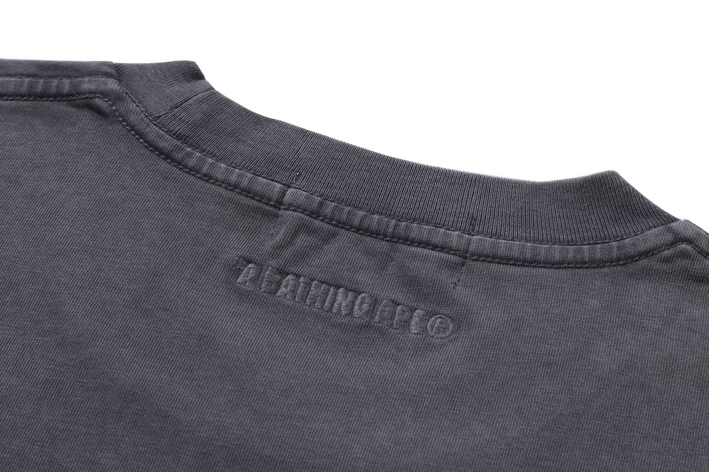 BAPE GARMENT DYE ONE POINT RELAXED FIT POCKET TEE