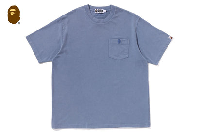 BAPE GARMENT DYE ONE POINT RELAXED FIT POCKET TEE