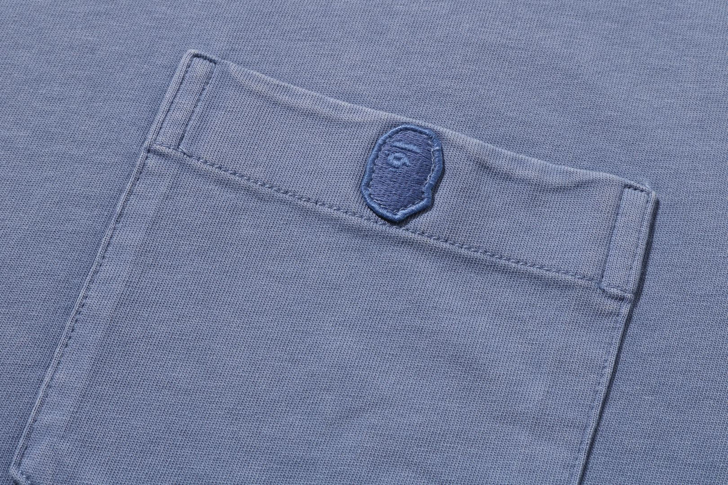 BAPE GARMENT DYE ONE POINT RELAXED FIT POCKET TEE