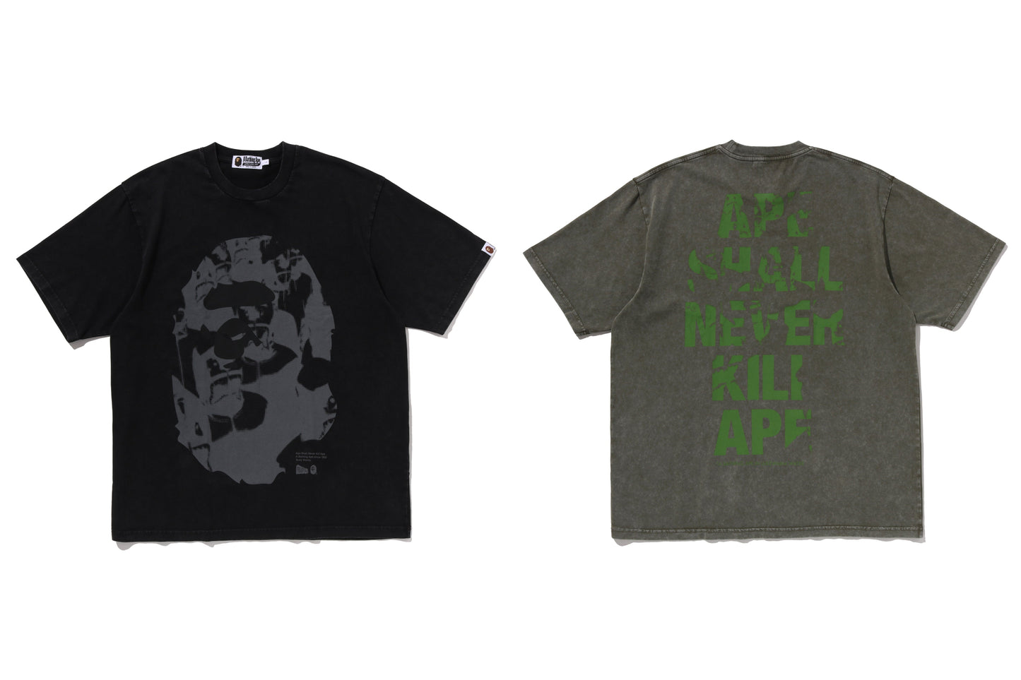 BAPE APE HEAD 重洗寬鬆版T恤