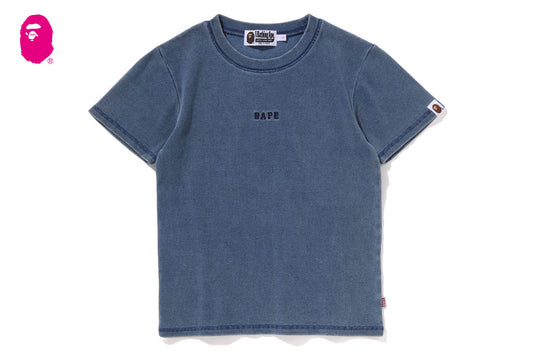 BAPE INDIGO RIB TEE