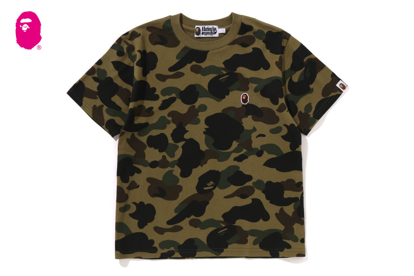 BAPE 1ST CAMO ONE POINT MINI TEE