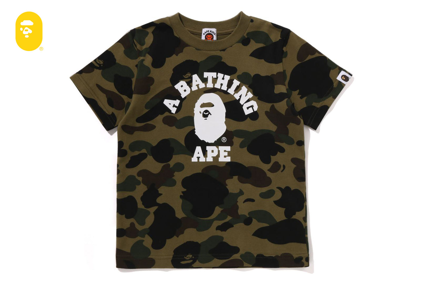 BAPE 1ST CAMO 大學T恤
