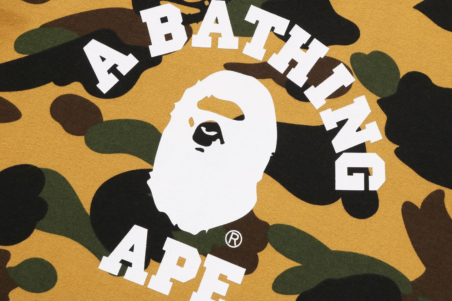 BAPE 1ST CAMO 大學T恤