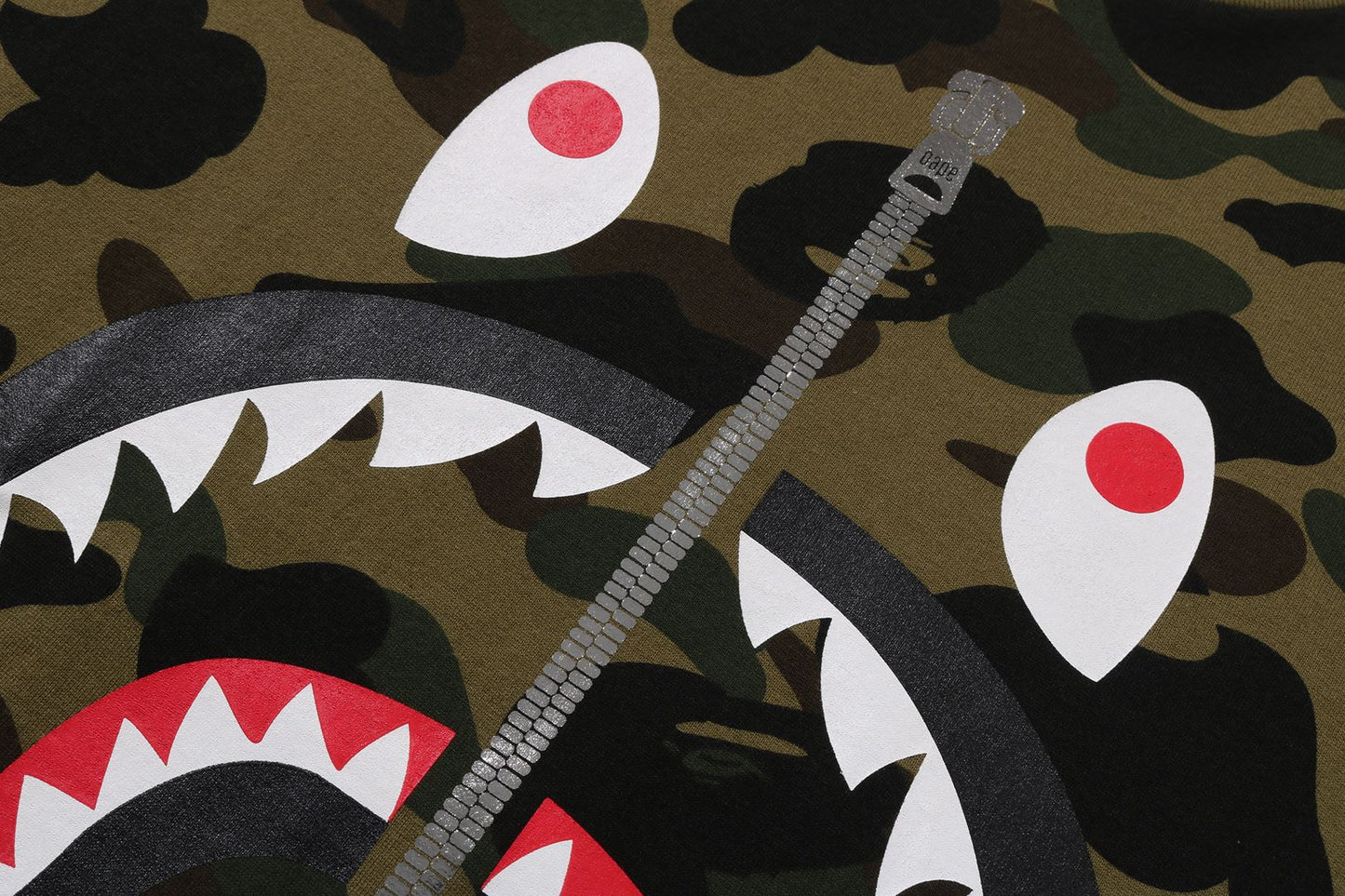 BAPE 1ST CAMO SHARK TEE