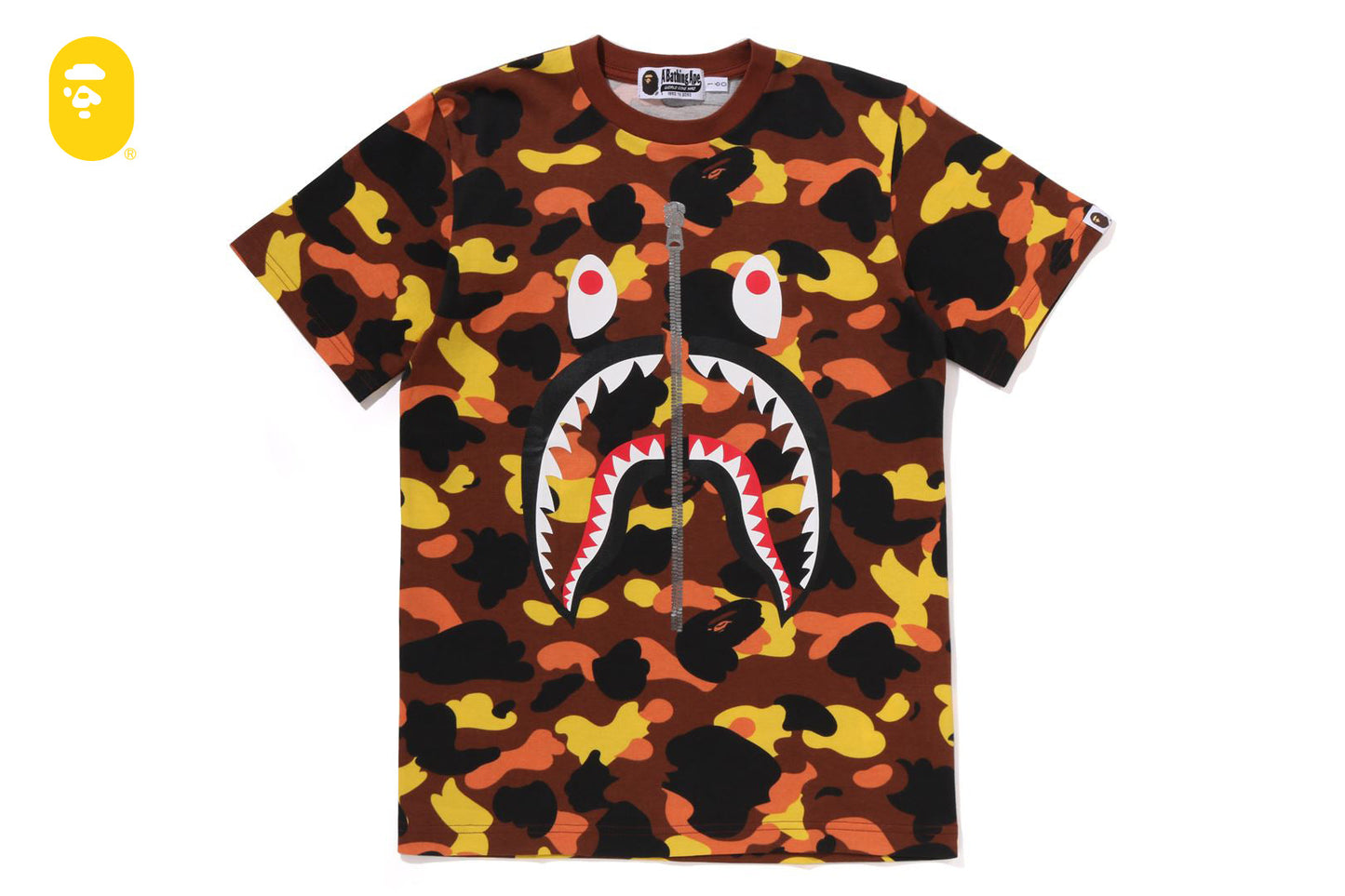 BAPE 1ST CAMO SHARK TEE