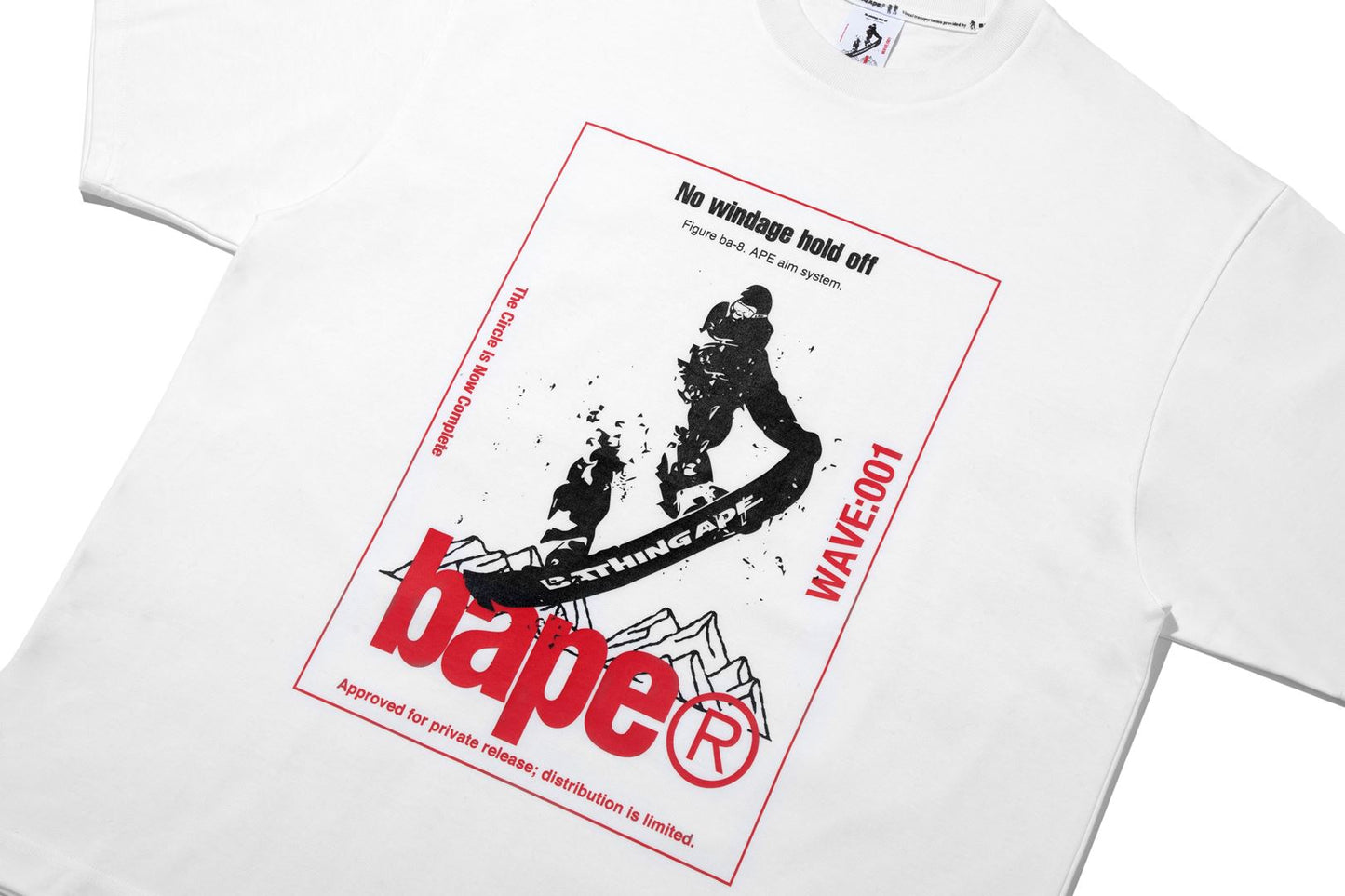 BAPE 【 BAPE BY KAZUKI KURAISHI 】SKATE RELAXED FIT TEE