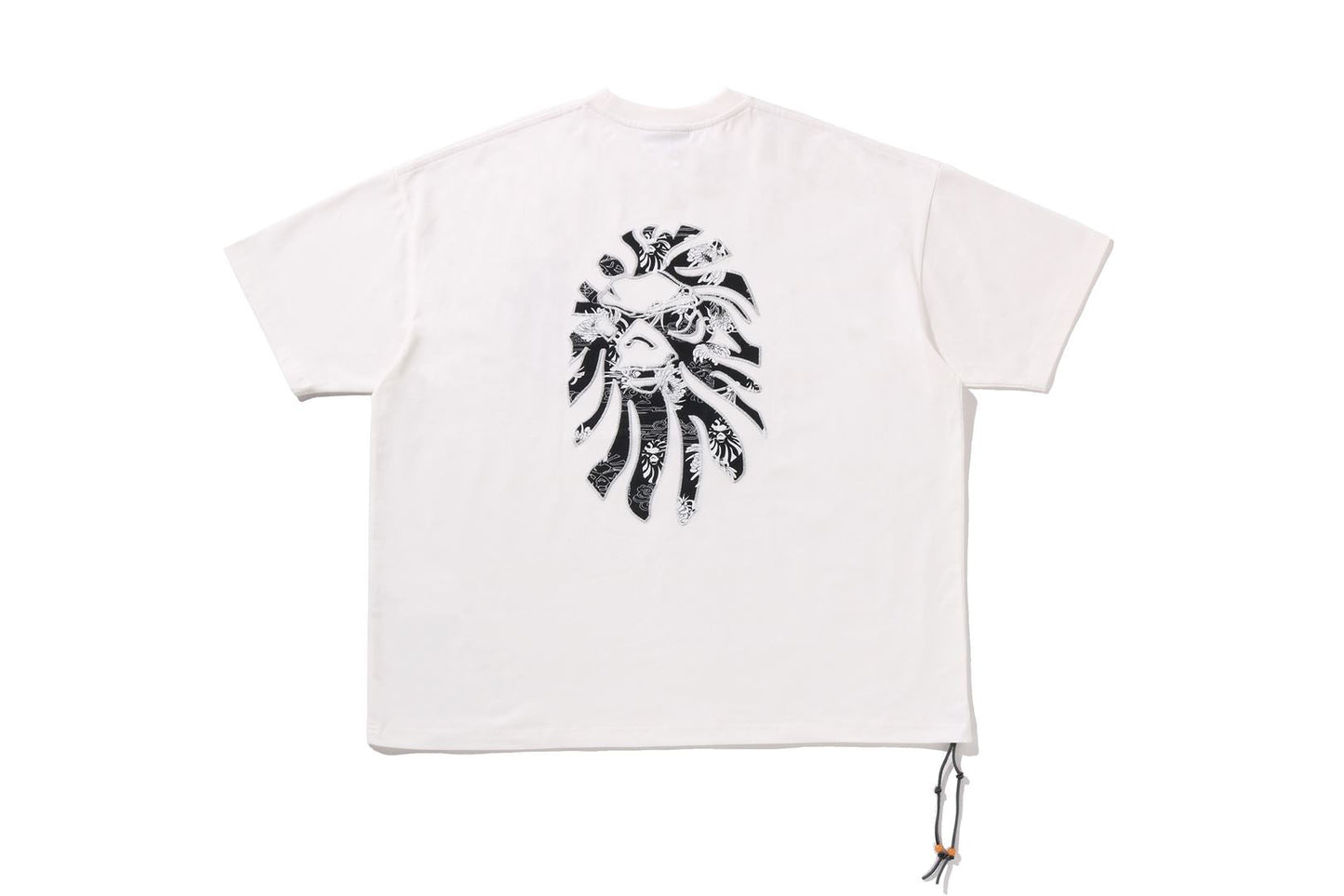 BAPE BLACK HAWAIIAN MOTIF PATCH POCKET TEE #1