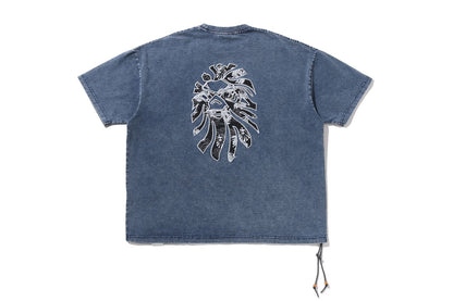 BAPE 黑色夏威夷圖案口袋T恤 #2