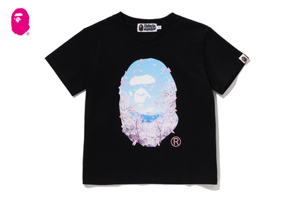 BAPE 櫻花照片猿頭迷你T恤