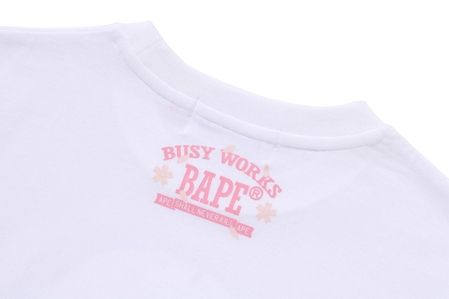 BAPE 櫻花照片猿頭迷你T恤