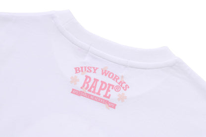 BAPE 櫻花照片猿頭迷你T恤