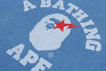 BAPE 大學藍色T恤