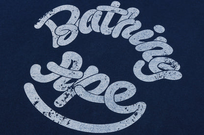 BAPE LOGO INDIGO TEE