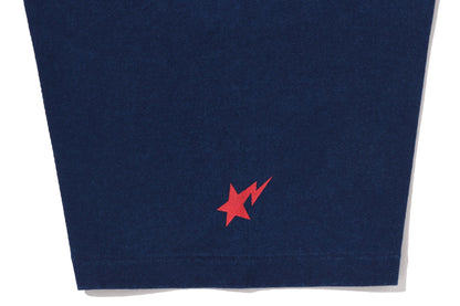 BAPE LOGO INDIGO TEE