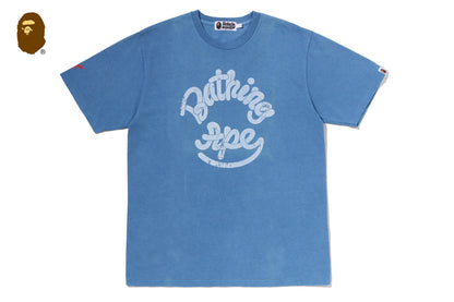 BAPE LOGO INDIGO TEE