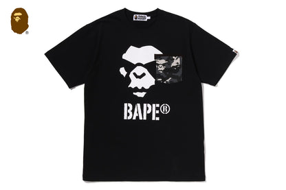 BAPE MULTI PIXEL CAMO MAD APE FACE 口袋T恤