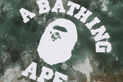 BAPE TIE DYE COLLEGE RELAXED FIT TEE