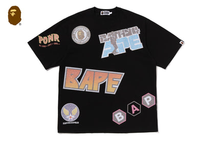 BAPE MULTI ARCHIVE MOTIF 寬鬆版短袖T恤