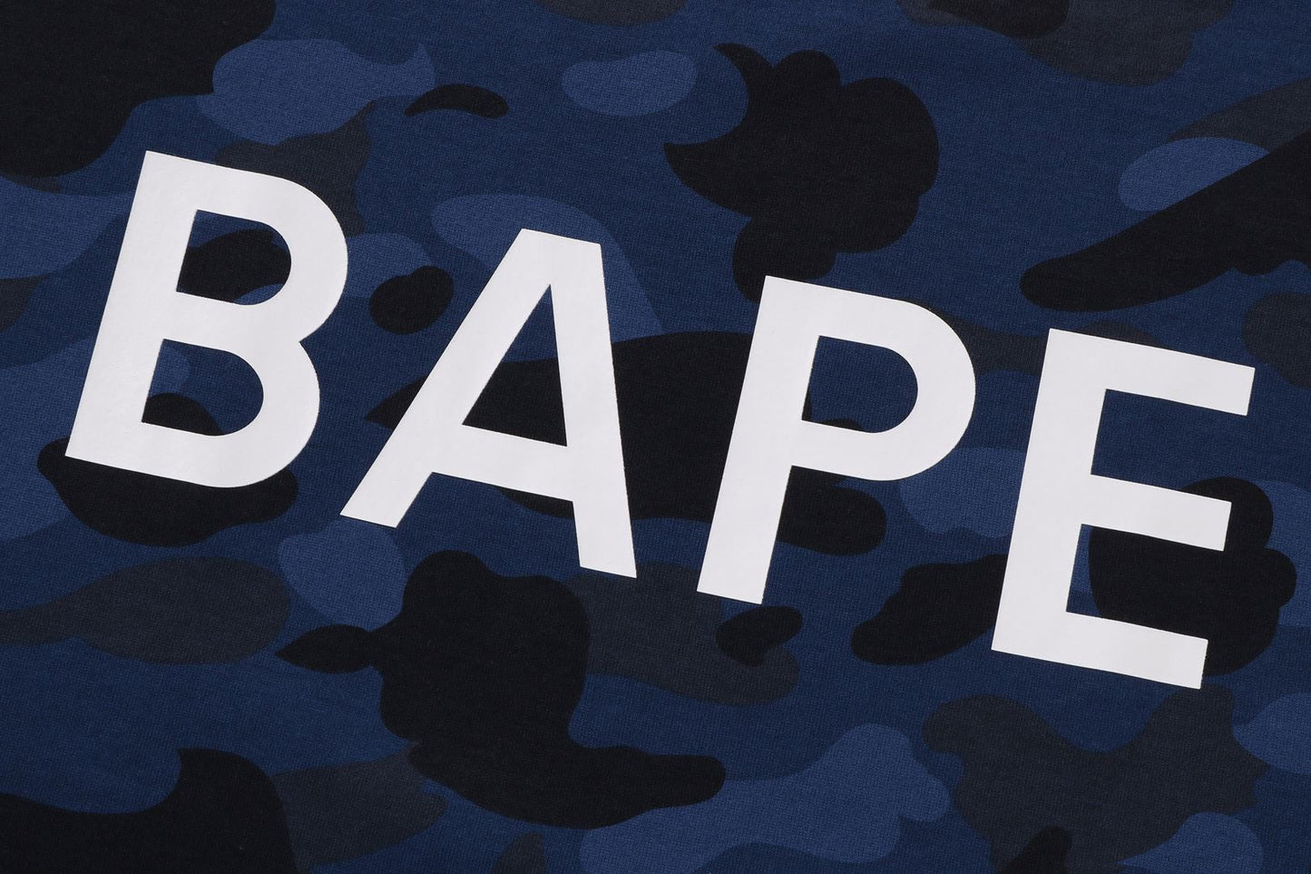 BAPE 彩色迷彩可翻轉短袖T恤