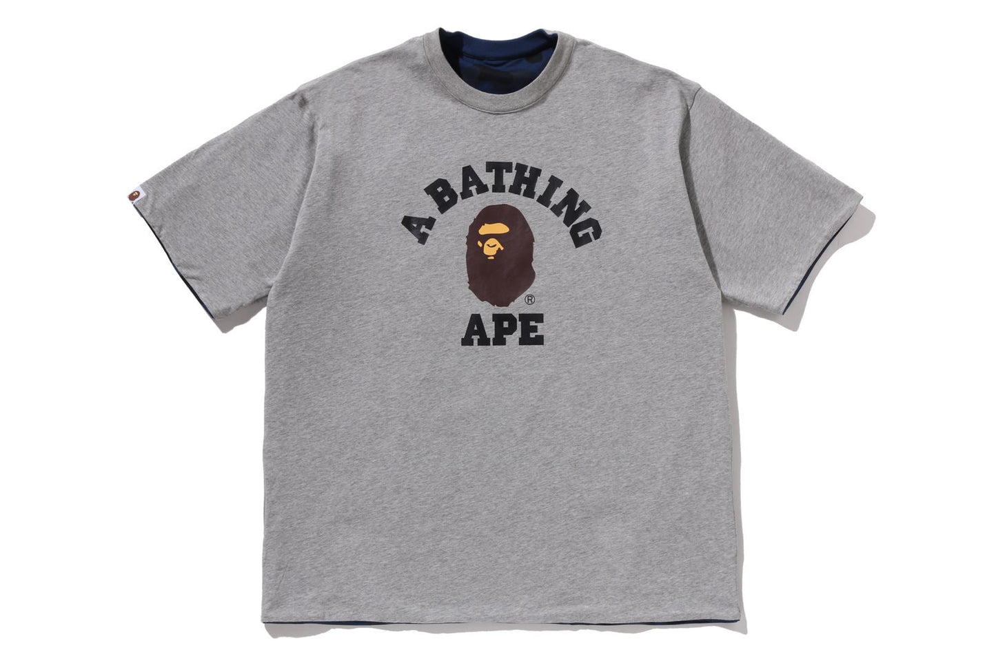 BAPE 彩色迷彩可翻轉短袖T恤