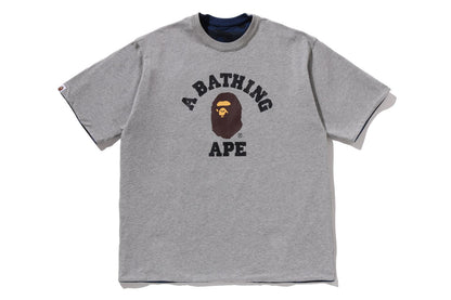 BAPE 彩色迷彩可翻轉短袖T恤