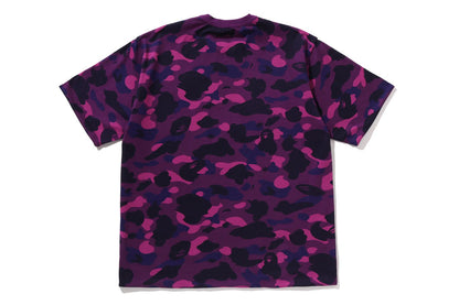 BAPE 彩色迷彩可翻轉短袖T恤