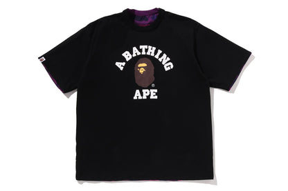 BAPE 彩色迷彩可翻轉短袖T恤