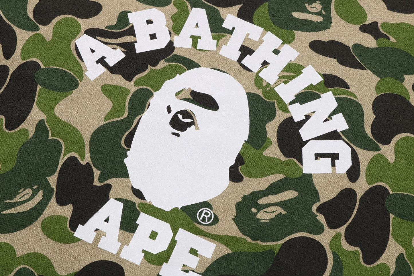 BAPE ABC CAMO 大學T恤