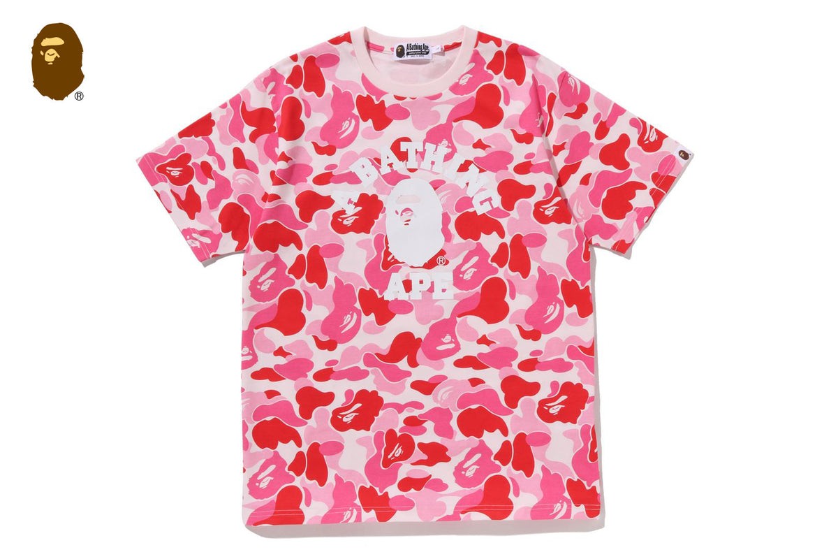 BAPE ABC CAMO COLLEGE TEE