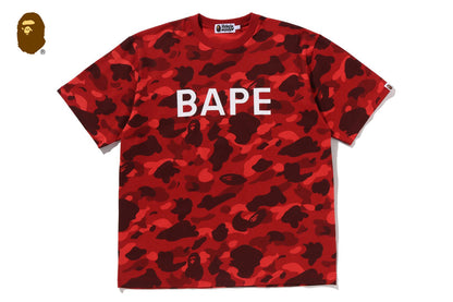 BAPE 彩色迷彩放鬆版T恤