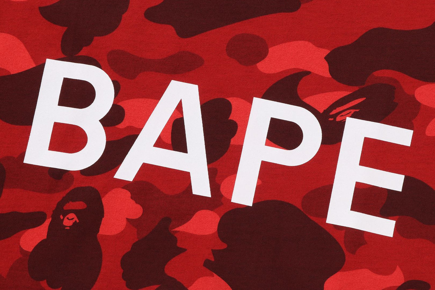 BAPE 彩色迷彩放鬆版T恤