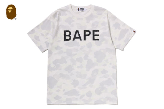 BAPE CITY CAMO RHINESTONE BAPE LOGO TEE