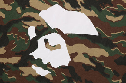 BAPE GLITCH WOODLAND CAMO APE FACE TEE