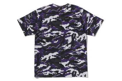 BAPE GLITCH WOODLAND CAMO APE FACE TEE