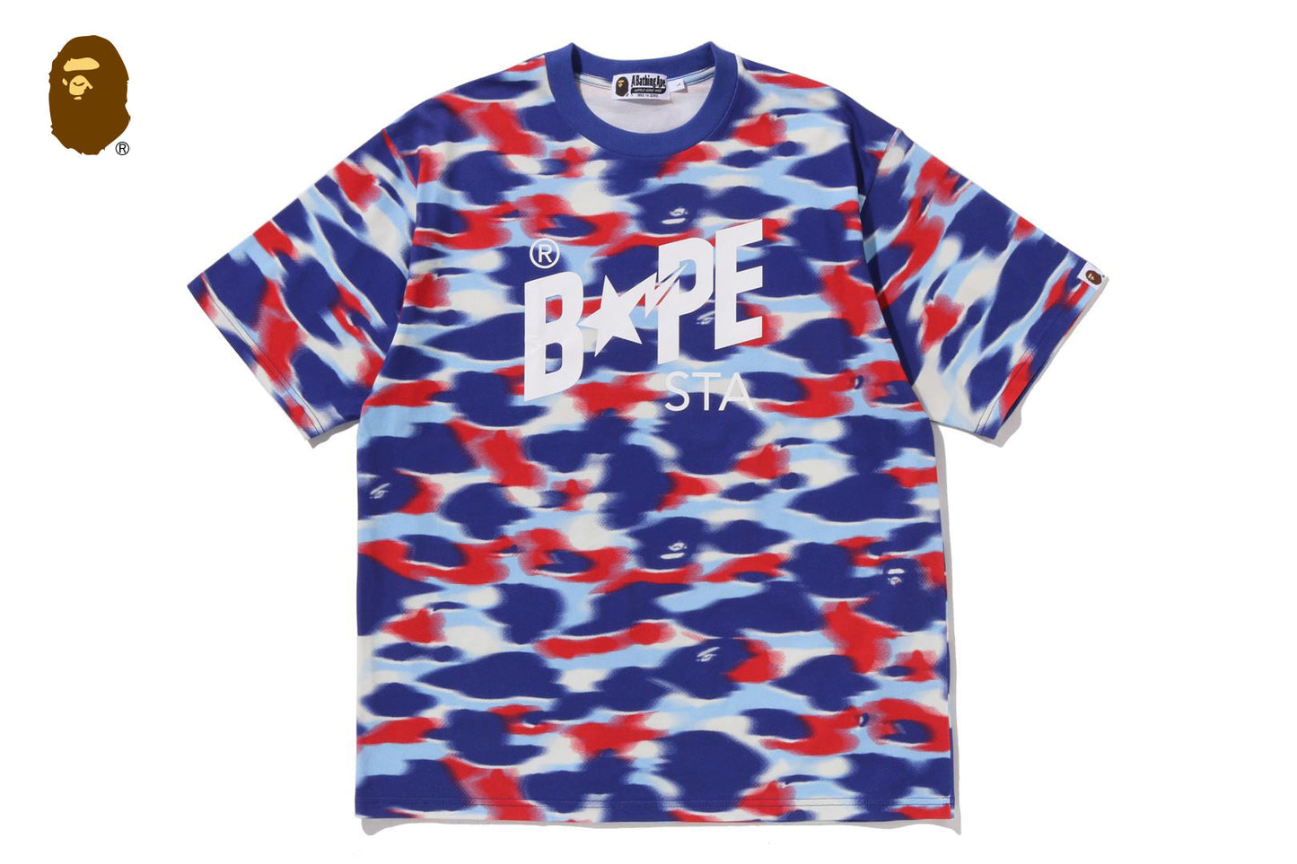 BAPE SCREEN CAMO STA LOGO 寬鬆版T恤