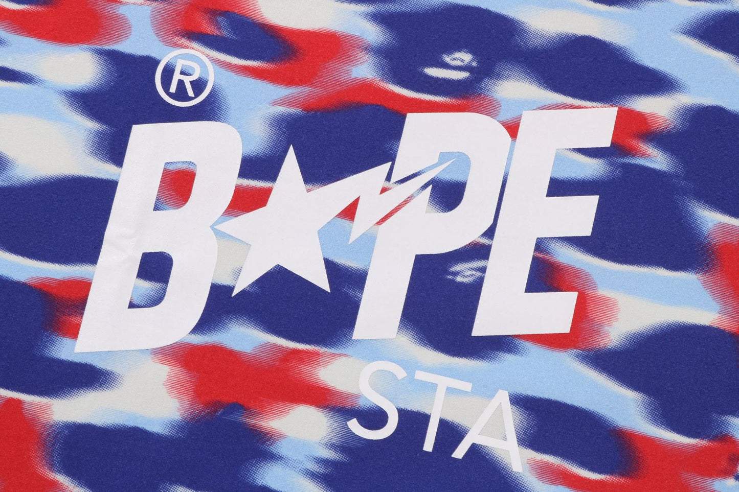 BAPE SCREEN CAMO STA LOGO 寬鬆版T恤