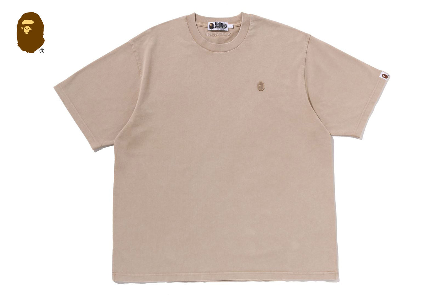 BAPE GARMENT DYE ONE POINT RELAXED FIT TEE