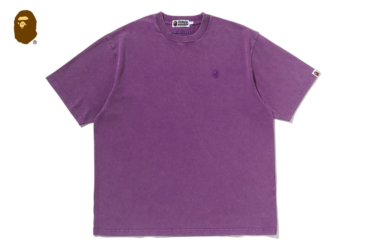 BAPE GARMENT DYE ONE POINT RELAXED FIT TEE