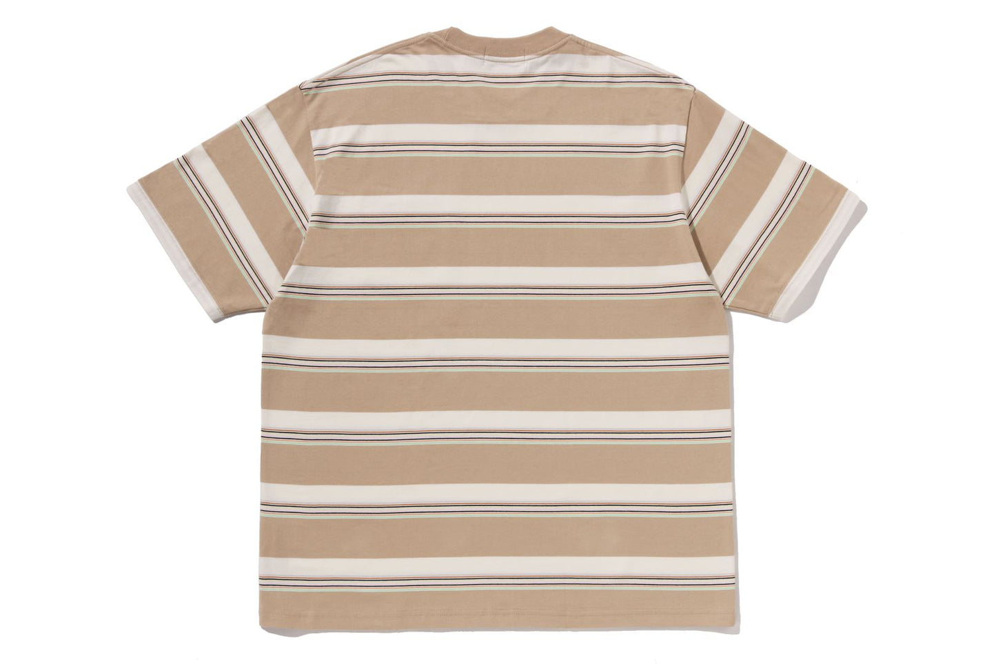 BAPE STRIPE ONE POINT RELAXED FIT POCKET TEE