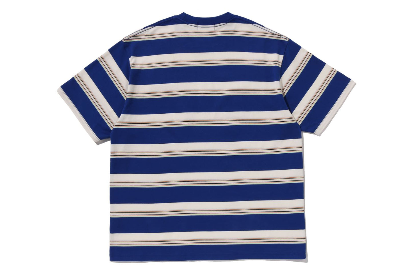 BAPE STRIPE ONE POINT RELAXED FIT POCKET TEE