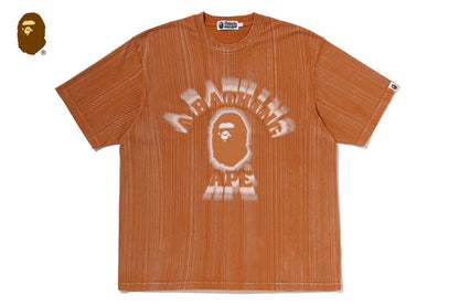 BAPE 大學刷印寬鬆版T恤