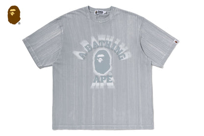 BAPE 大學刷印寬鬆版T恤
